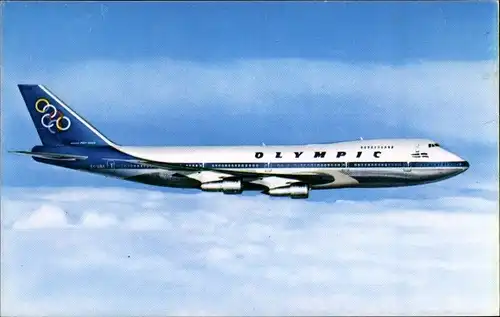 Ak Olympic Airways, Boeing 747 200 B, Jumbo Jet, griechisches Passagierflugzeug