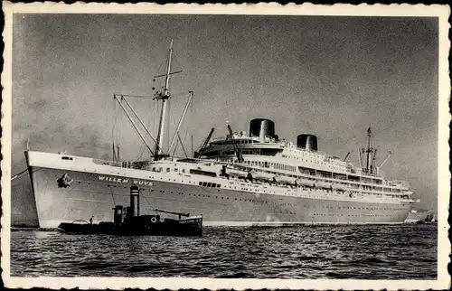 Ak Dampfer Willem Ruys, KRL