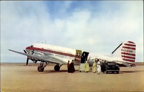 Ak Algerisches Passagierflugzeug, Douglas DC 3, Cie Générale de Transports Aériens, Air Algérie