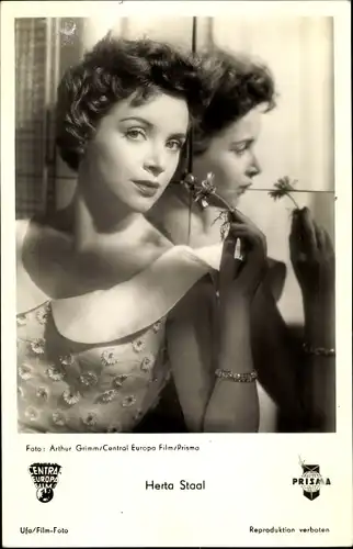 Ak Schauspielerin Herta Staal