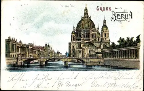 Litho Berlin Mitte, der neue Dom