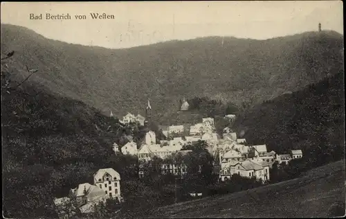 Ak Bad Bertrich an der Mosel Eifel, Gesamtansicht von Westen