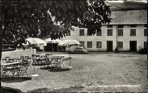 Ak Hollerath Hellenthal in der Eifel, Zelt- und Campingplatz Oberprether Mühle