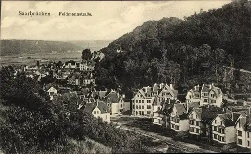 Ak Saarbrücken im Saarland, Feldmannstraße
