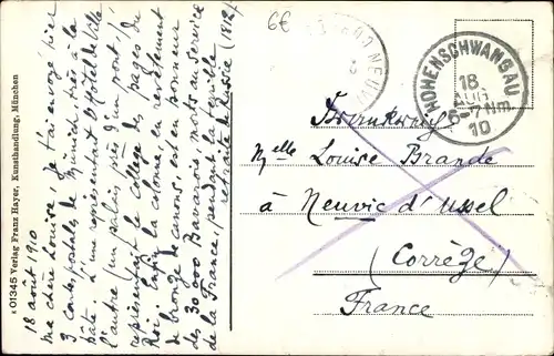 Ak Bad Reichenhall in Oberbayern, Ortsansicht mit Gebirge