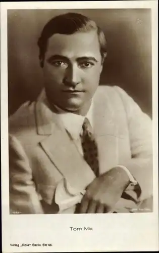 Ak Schauspieler Tom Mix, Portrait