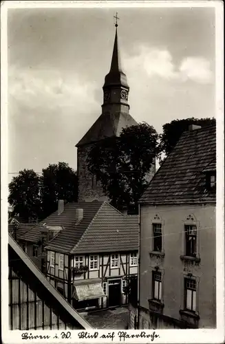 Ak Büren in Westfalen, Blick auf die Pfarrkirche