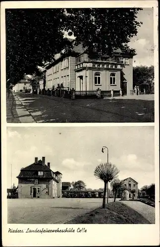 Ak Celle in Niedersachsen, Nieders. Landesfeuerwehrschule