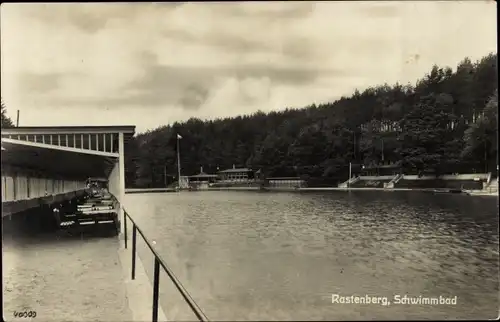 Ak Rastenberg in Thüringen, Schwimmbad