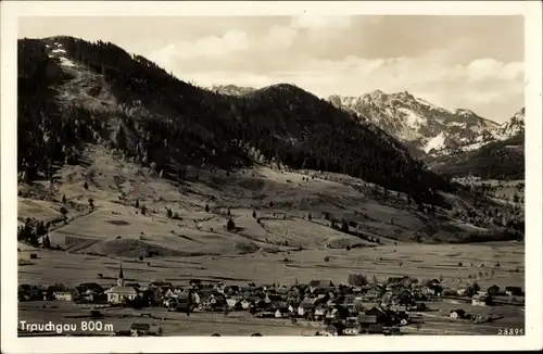 Ak Trauchgau Halblech im Allgäu Schwaben, Panorama