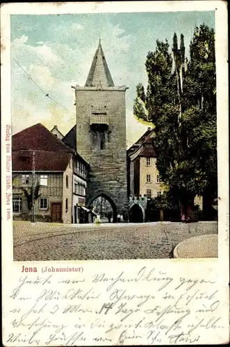 Ak Jena in Thüringen, Johannistor