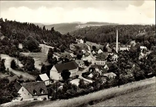 Ak Pobershau Marienberg im Erzgebirge, Ortsansicht