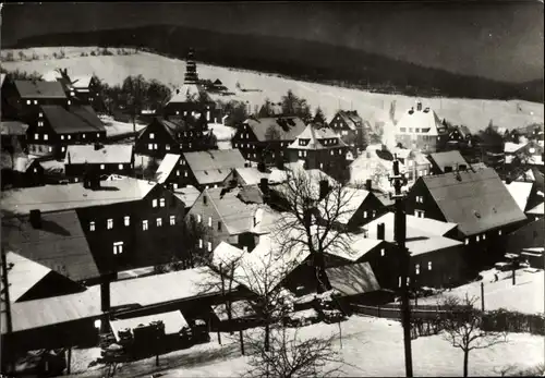 Ak Seiffen im Erzgebirge, Ortsansicht