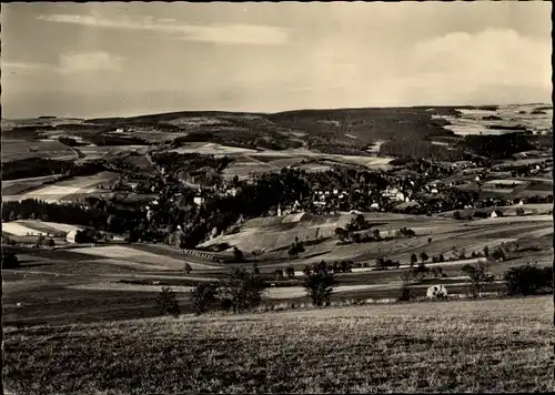 Ak Neuhausen im Erzgebirge, Blick vom Schwartenberg aufs Neuhausener Land