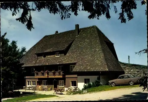 Ak Schonach im Schwarzwald, Cafe-Pension Bergwaldhof