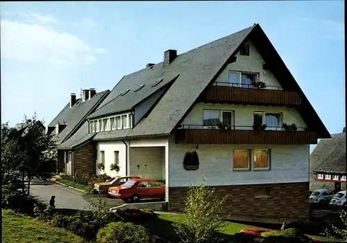 Ak Sankt Märgen im Schwarzwald, Haus Hubertus, Inh. Alfred Stratz