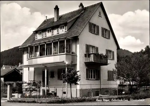 Ak Calmbach Bad Wildbad im Schwarzwald, Haus Pieper, Flößerstraße