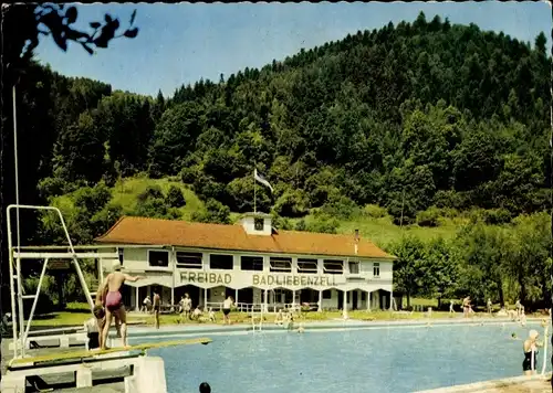 Ak Bad Liebenzell im Schwarzwald, Schwimmbad