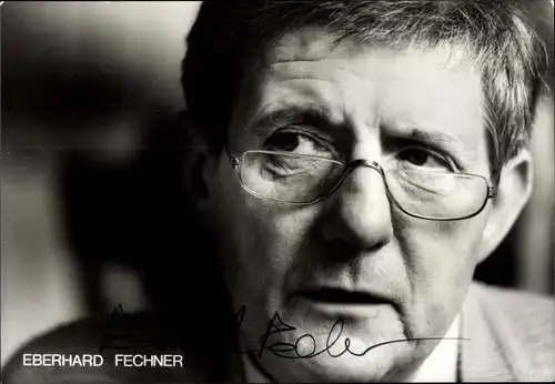 Ak Schauspieler Eberhard Fechner, Portrait, Autogramm