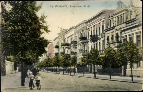 Ak Fürstenwalde an der Spree, Promenadenstraße