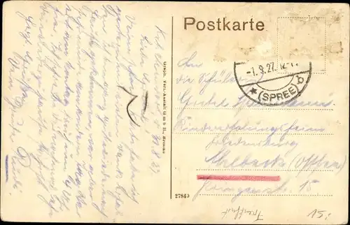 Ak Fürstenwalde an der Spree, Promenadenstraße