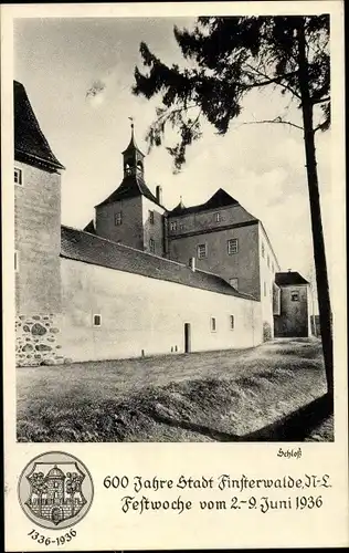 Ak Finsterwalde in der Niederlausitz, 600 Jahrfeier der Stadt, Festwoche 1936, Wappen