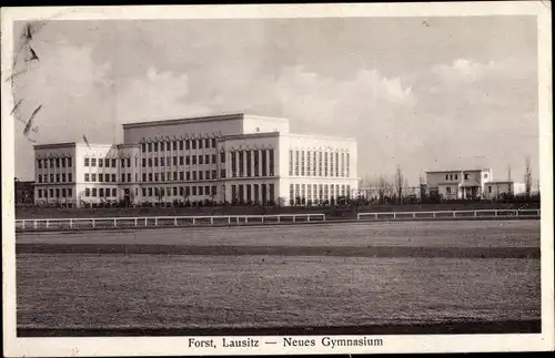 Ak Forst in der Niederlausitz, Neues Gymnasium