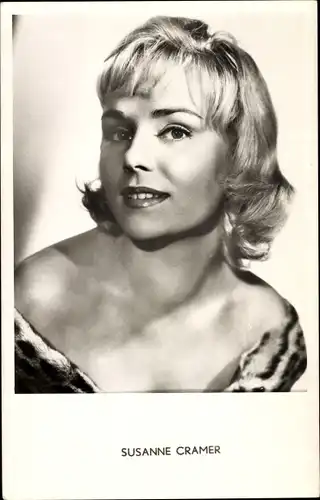 Ak Schauspielerin Susanne Cramer, Portrait