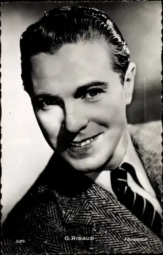 Ak Schauspieler G. Rigaud, Portrait