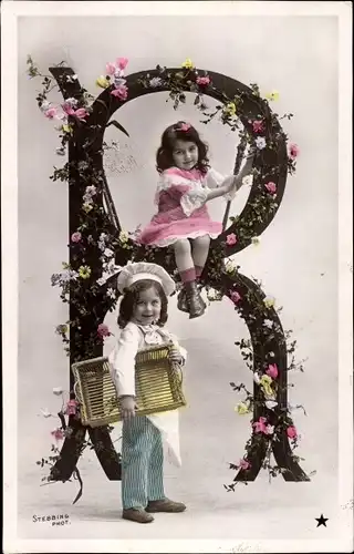 Buchstaben Ak Buchstabe R, Kinder