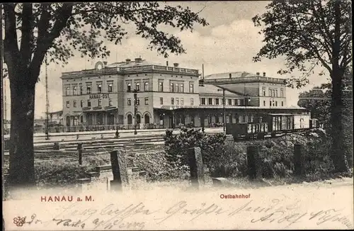 Ak Hanau am Main, Ostbahnhof