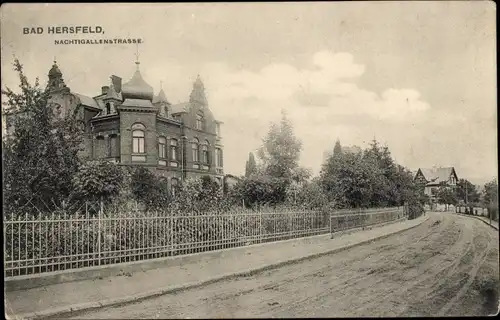 Ak Bad Hersfeld Hessen, Nachtigallenstraße