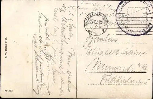 Künstler Ak Deutsches U Boot, SMS U 29, Durch England's Falschheit, Hinterlist, Engel, I. WK