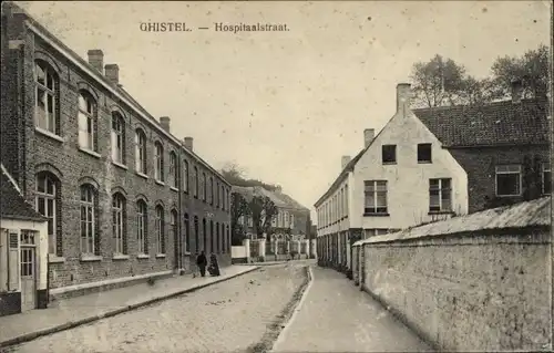 Ak Ghistelles Gistel Ghistel Westflandern, Hospitaalstraat