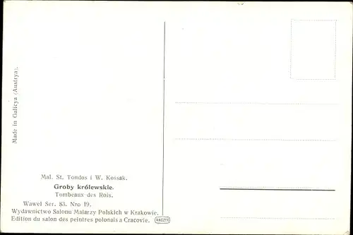 Künstler Ak Kossak, W., Gräber der Könige