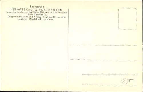 Ak Dresden Neustadt, Rathaus, Reiterstandbild August des Starken