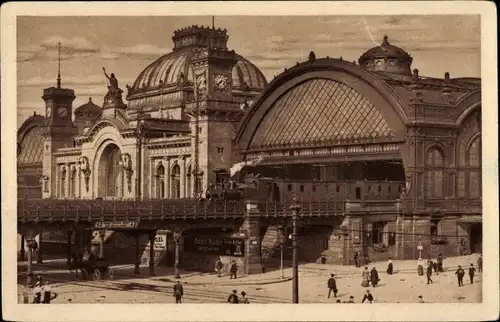 Ak Dresden Altstadt Seevorstadt, Hauptbahnhof