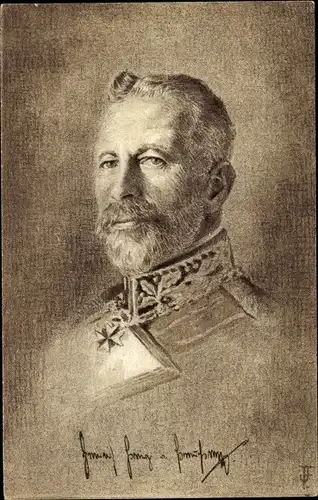 Künstler Ak Prinz Heinrich von Preußen, Portrait, Marinedank