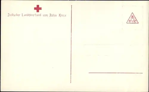 Ak Hilda von Nassau, Großherzogin von Baden, Badischer Landesverein vom Roten Kreuz