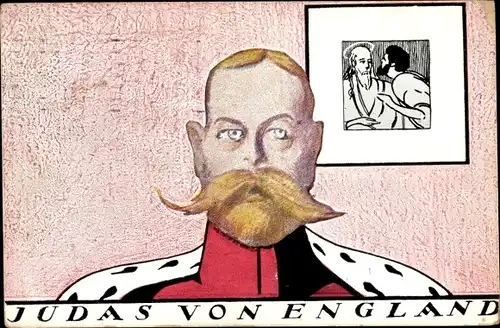 Ak Judas von England, König Georg V. von England, King George V., 1. WK