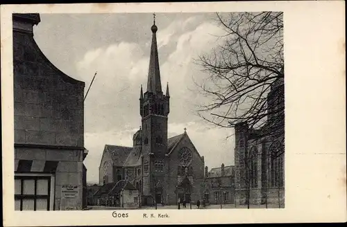 Ak Goes Zeeland Niederlande, R. K. Kerk
