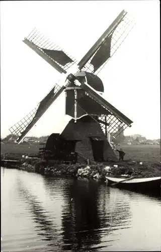 Ak Hoogmade Südholland, De Gros Molen