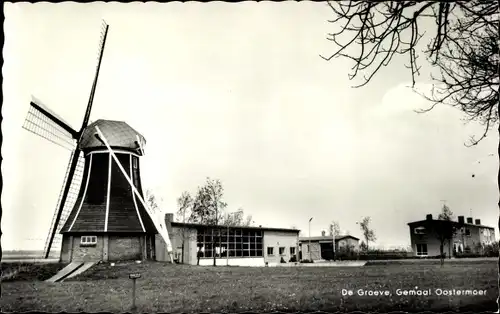 Ak De Groeve Drenthe Niederlande, Gemaal Oostermoer