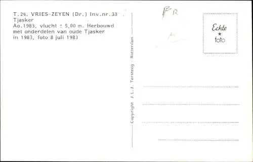 Ak Vries Zeyen Drenthe, Tjasker