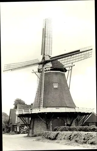 Ak Dalen Midden Drenthe Niederlande, Korenmolen