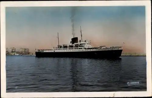 Ak Dampfer Ville d'Alger, CGT, French Line