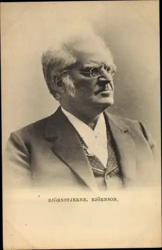 Ak Schriftsteller Bjørnstjerne Bjørnson, Portrait