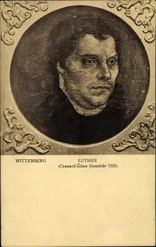 Künstler Ak Cranach, Martin Luther, Portrait