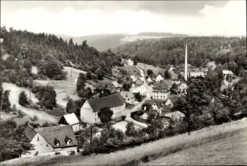 Ak Pobershau Marienberg im Erzgebirge, Ortsansicht