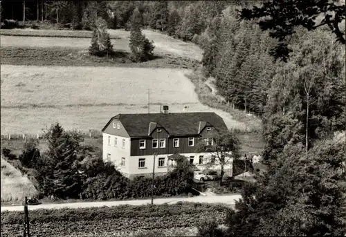 Ak Pobershau Marienberg im Erzgebirge, Schwarzbeerschenke, Ferienheim VEB Elite Diamant